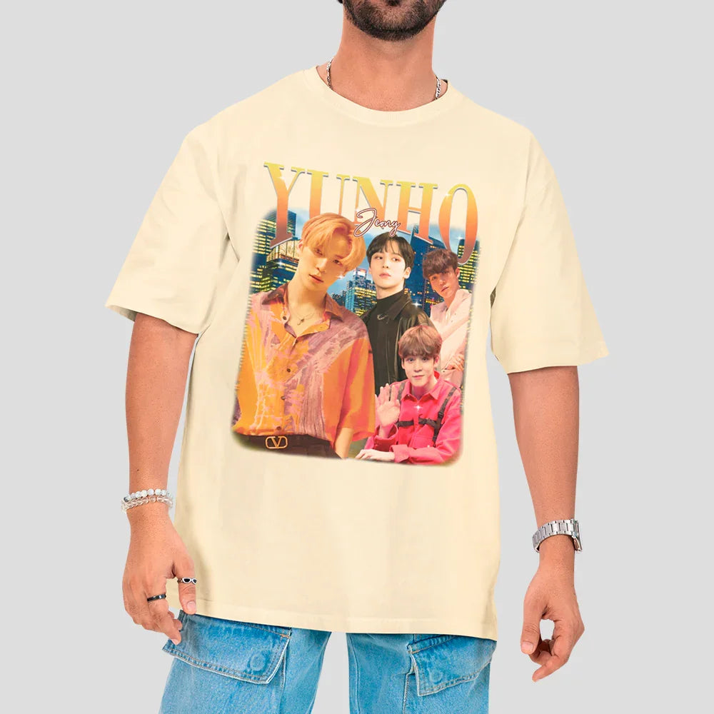 Camiseta Básica Ateez Yunho Graphic
