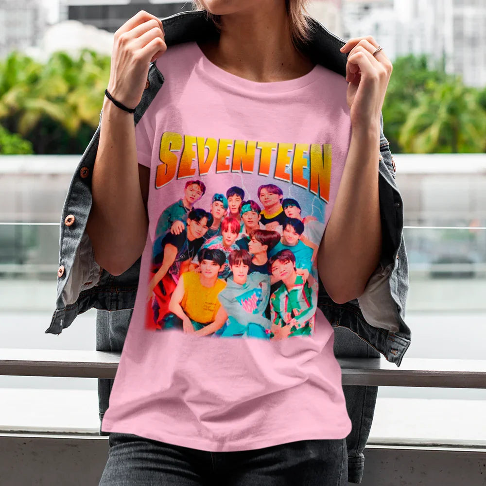 Camiseta Básica Seventeen Retro