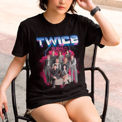 Camiseta Básica Twice Graphic