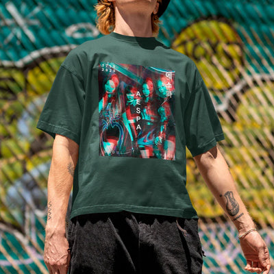 Camiseta Básica Aespa Glitch