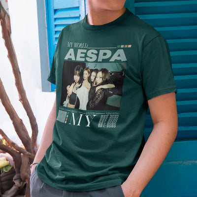 Camiseta Básica Aespa Kpop