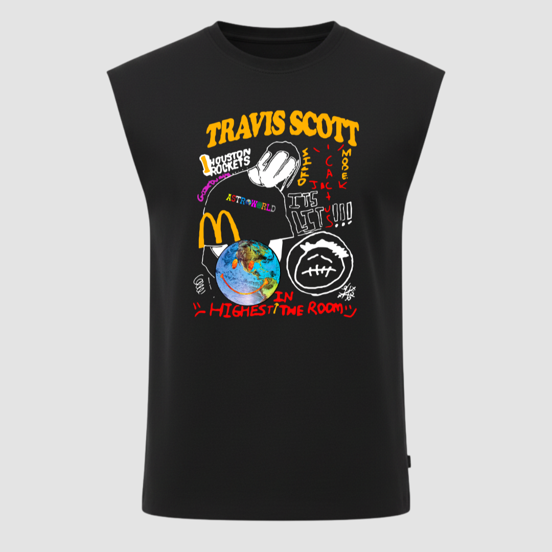 Regata Oversized Travis Scott Singles Rapper Music