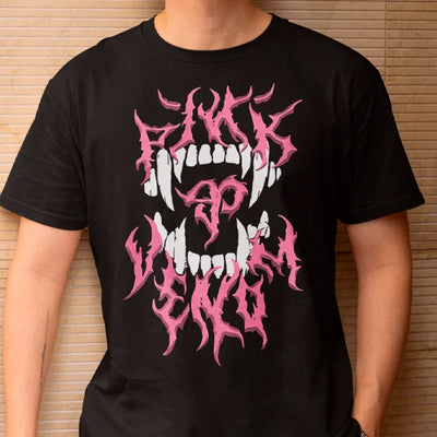 Camiseta Básica Blackpink Pink Venom