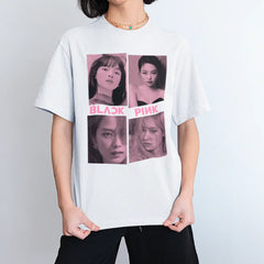 Camiseta Básica Blackpink Faces