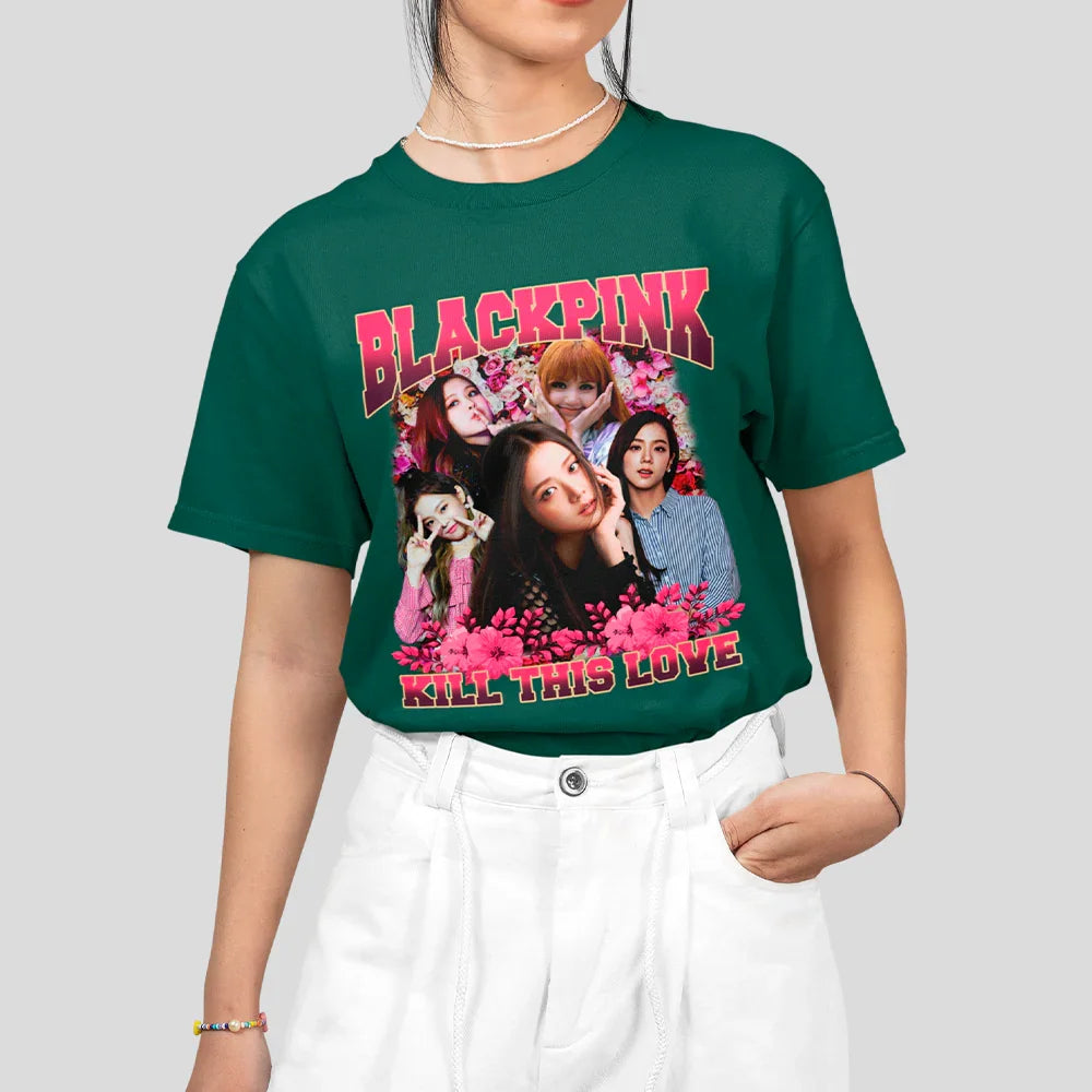 Camiseta Básica Blackpink Kill This Love