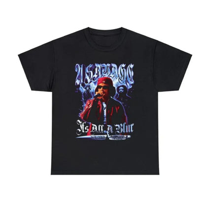 Camiseta Básica 21 Savage It's All A Blur-PRETO