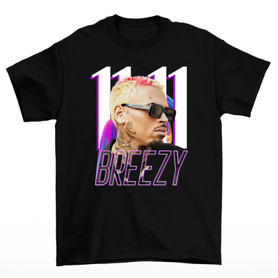 Camiseta Básica Breezy 11:11 Chris Brown Breezy
