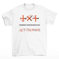 Camiseta Básica TXT Logo Act Promise World Tour