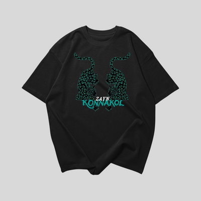 Camiseta Oversized Zayn Malik Konnakol Logo