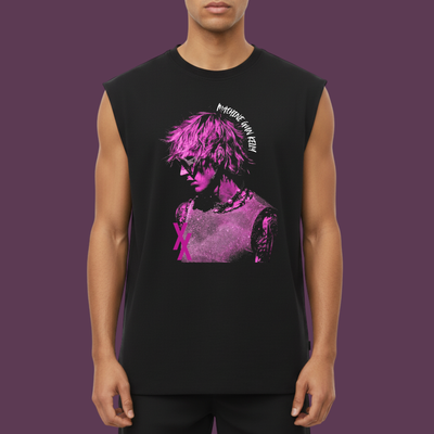 Regata Oversized Machine Gun Kelly Photo Pink Halftone