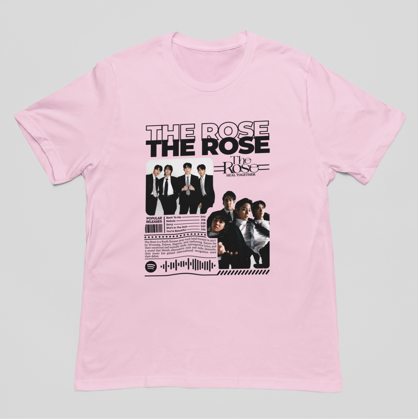 Camiseta Básica The Rose Playlist