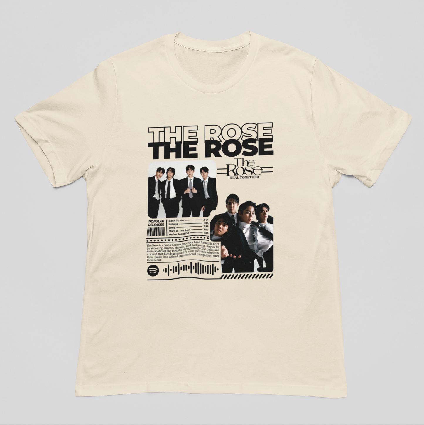 Camiseta Básica The Rose Playlist