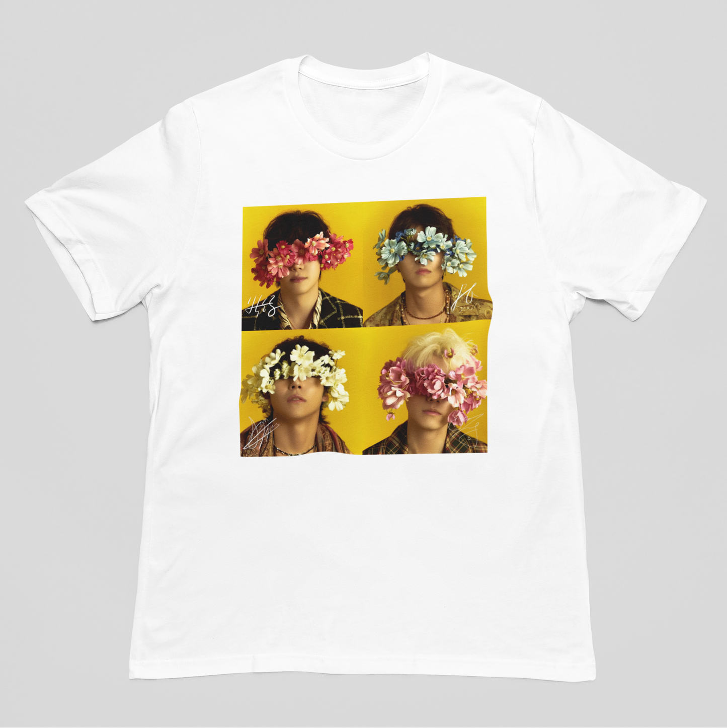 Camiseta Básica The Rose Flowers Collage