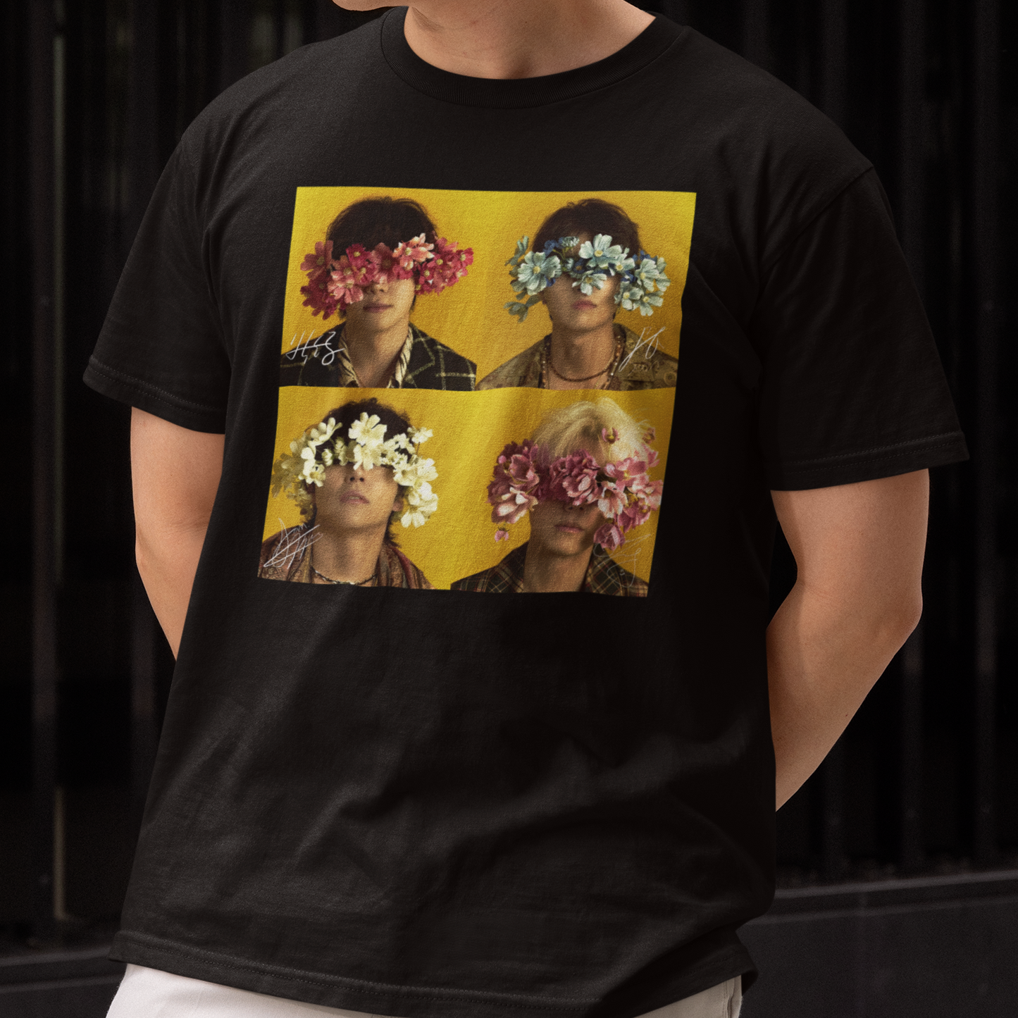 Camiseta Básica The Rose Flowers Collage