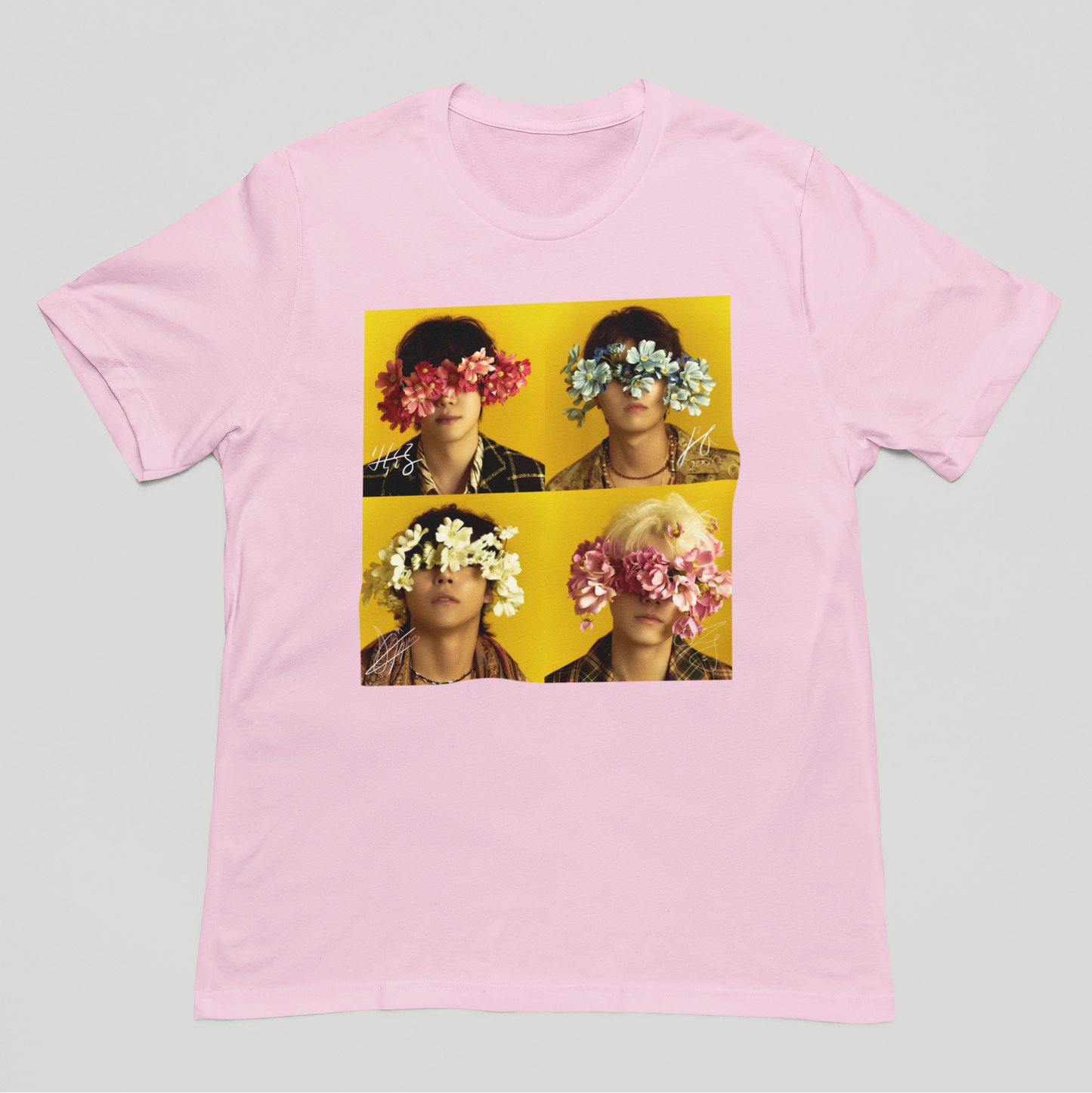Camiseta Básica The Rose Flowers Collage