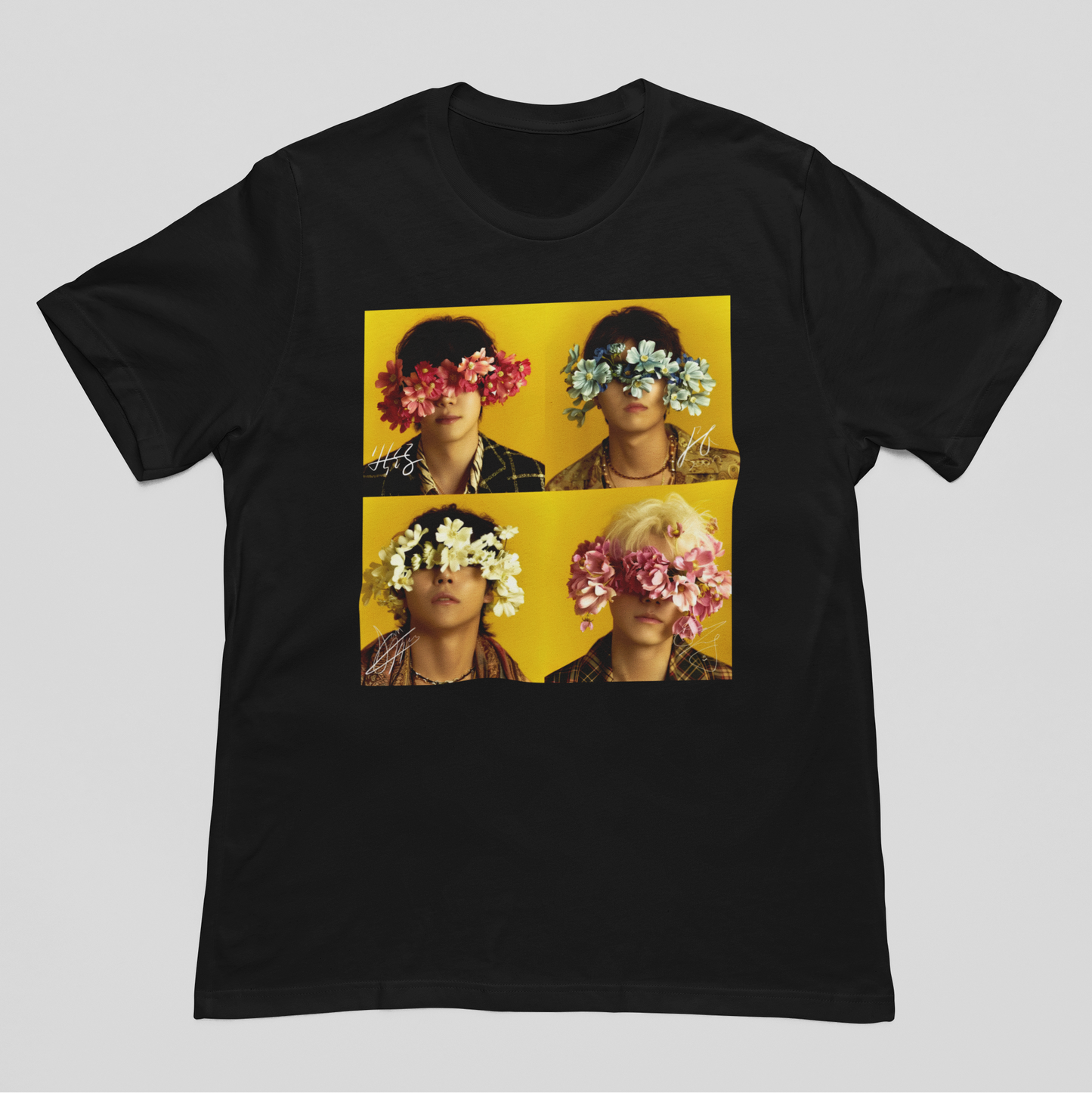 Camiseta Básica The Rose Flowers Collage