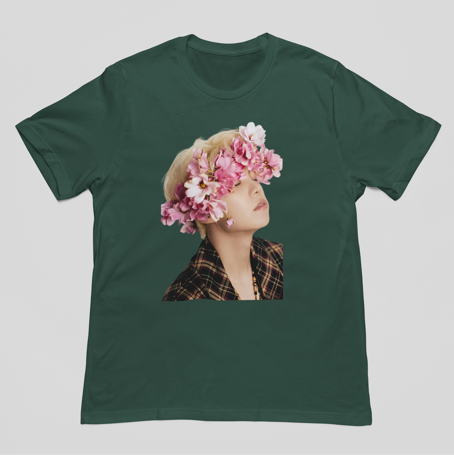 Camiseta Básica The Rose Jaehyeog Flowers