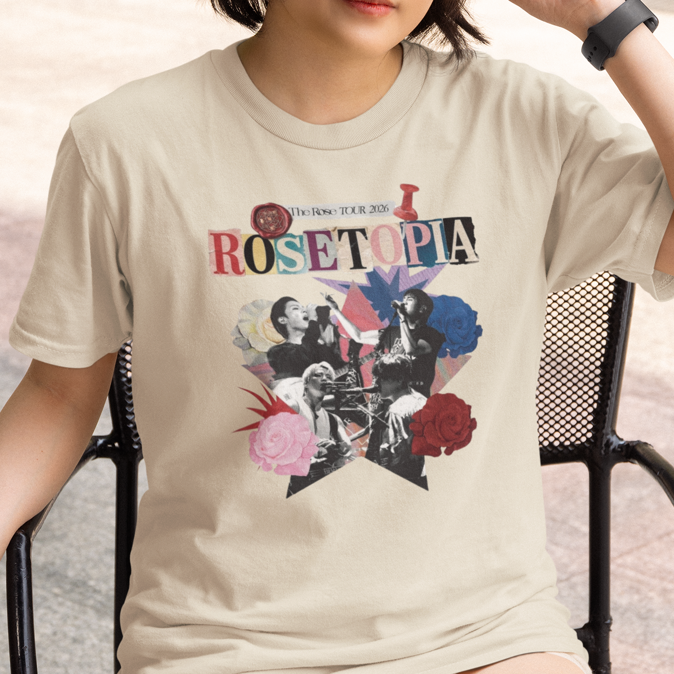 Camiseta Básica The Rose Rosetopia Tour 2026