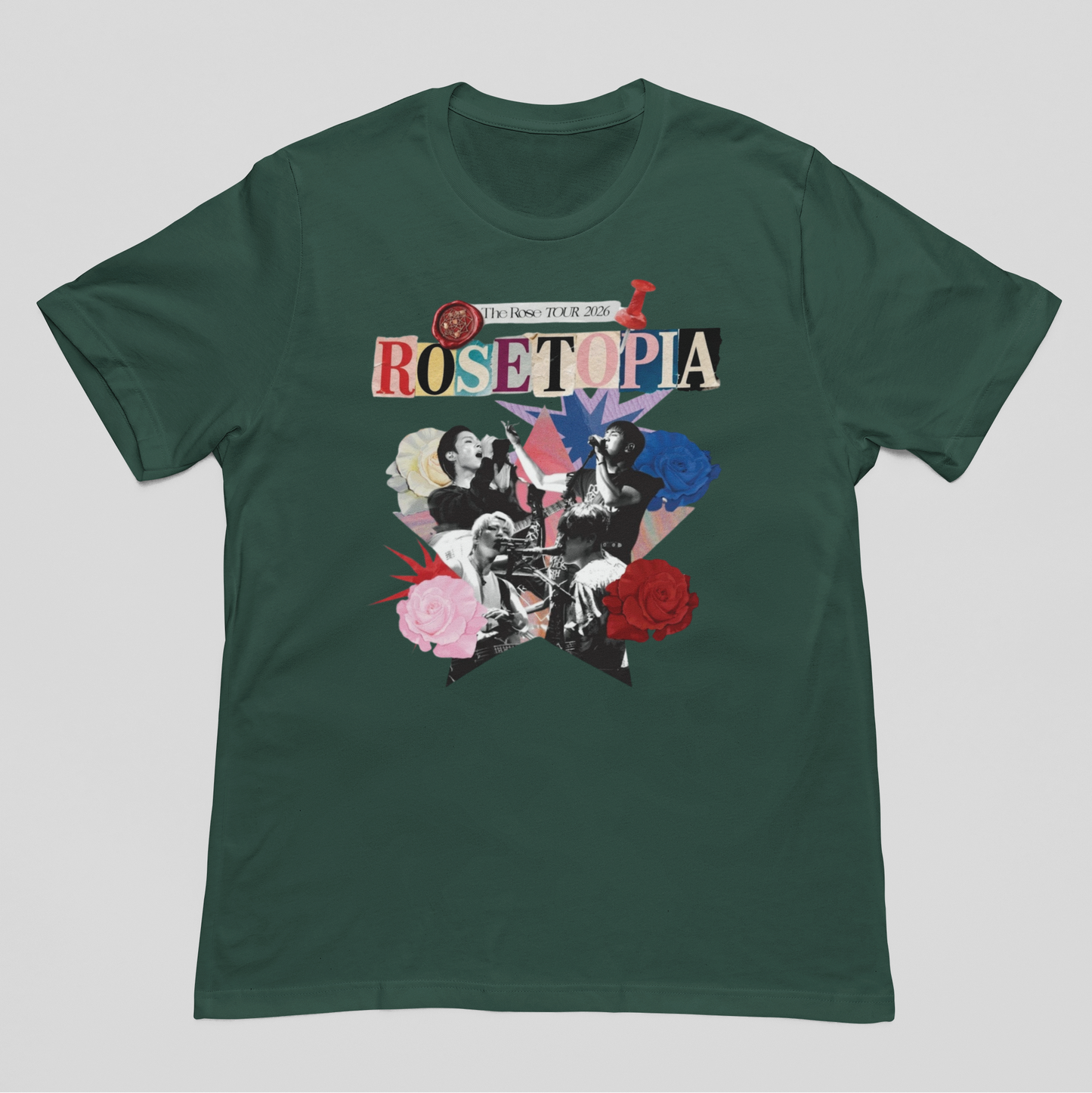 Camiseta Básica The Rose Rosetopia Tour 2026