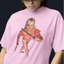 Camiseta Básica Britney Spears Halloween OMG - Rosa Bebê