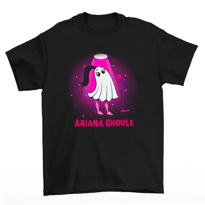 Camiseta Básica Halloween Ariana Grande Ghoule - Preto