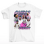 Camiseta Básica Chris Brown Breezy Graphic- BRANCO
