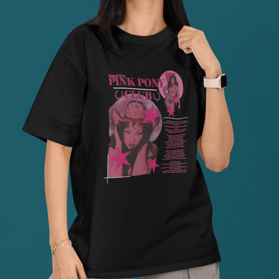 Camiseta Básica Chappell Roan Pink Pony Collab