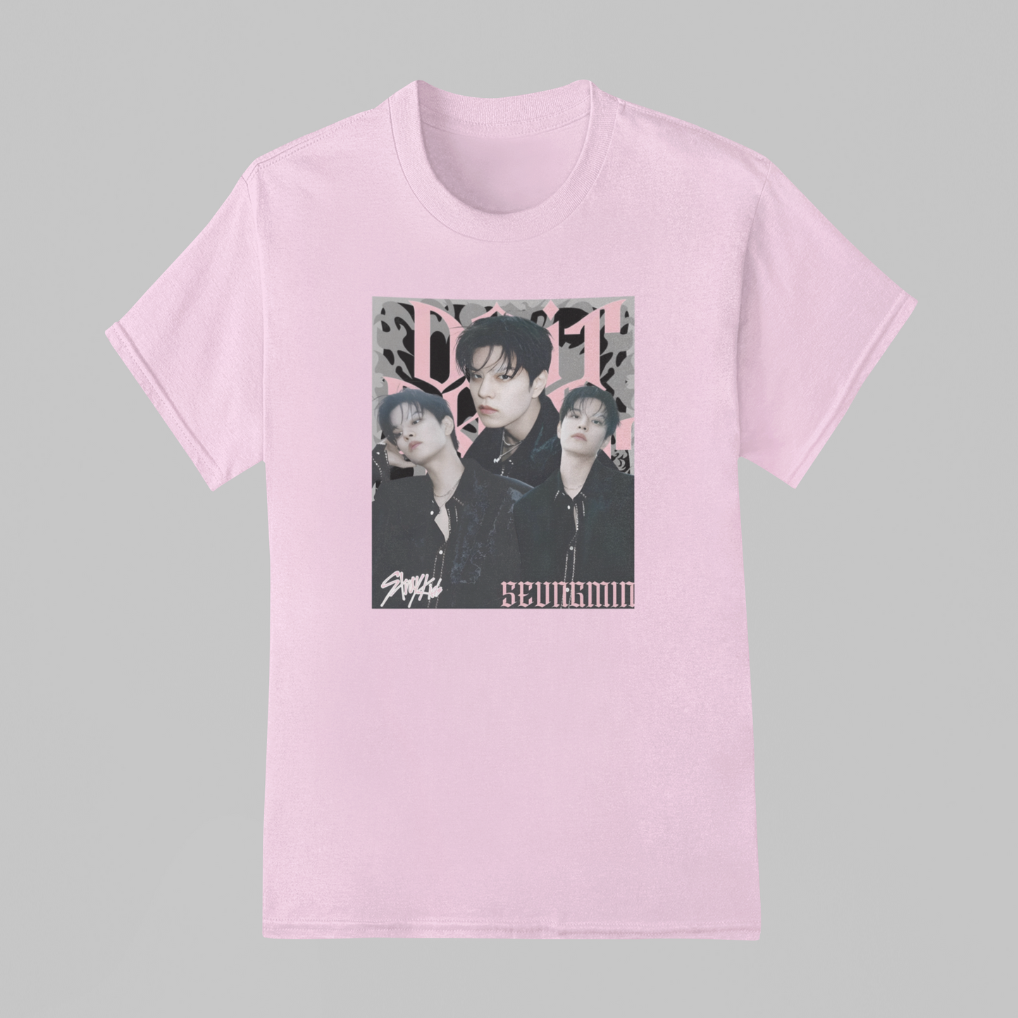 Camiseta Básica Stray Kids Seungmin Do It Aesthetic