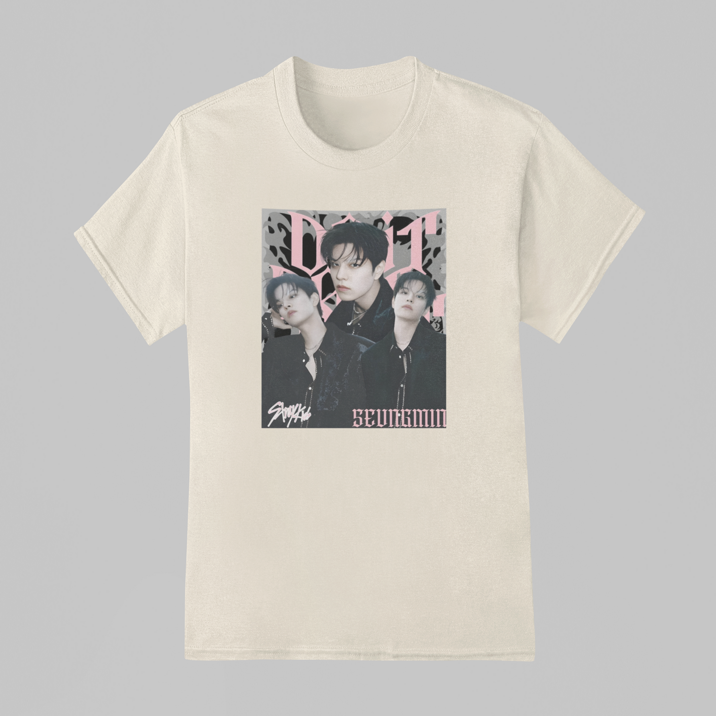 Camiseta Básica Stray Kids Seungmin Do It Aesthetic