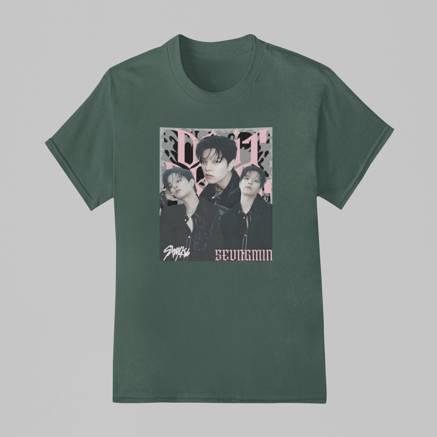 Camiseta Básica Stray Kids Seungmin Do It Aesthetic
