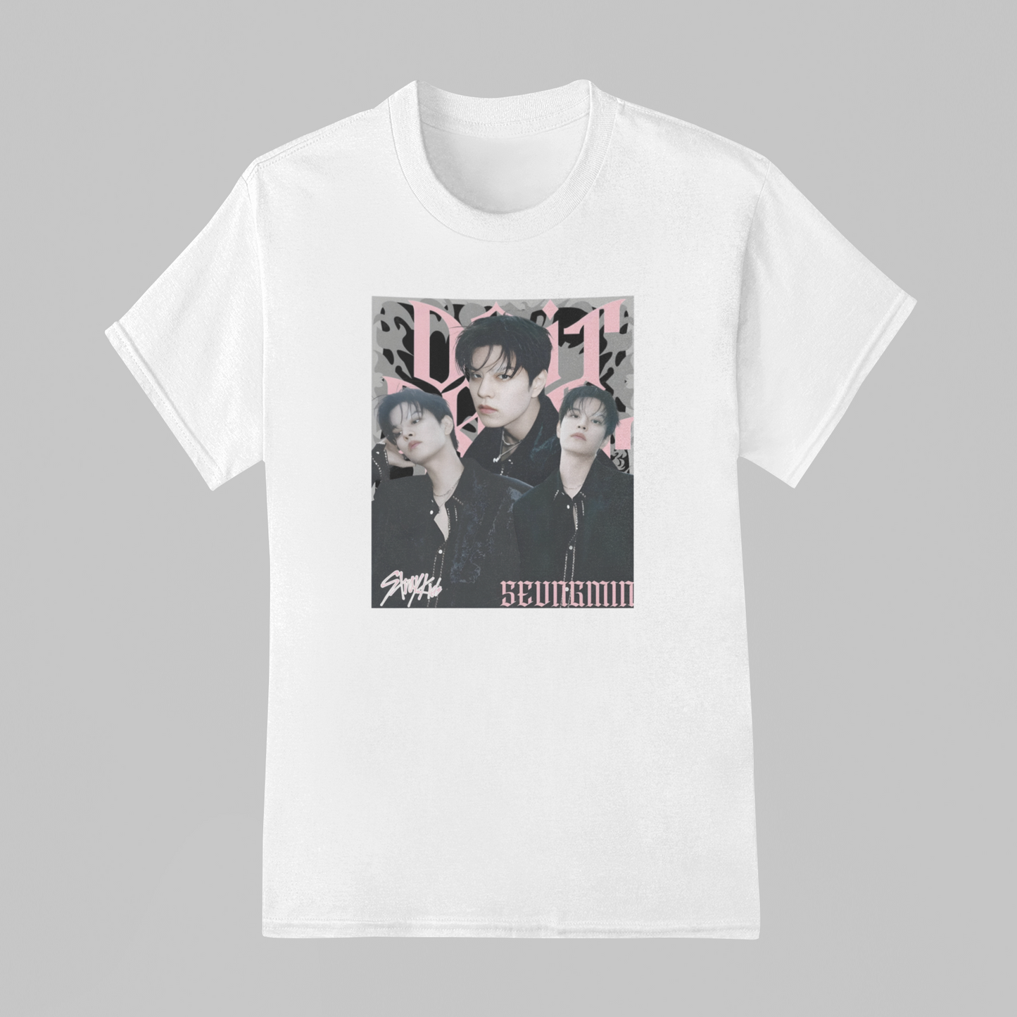 Camiseta Básica Stray Kids Seungmin Do It Aesthetic