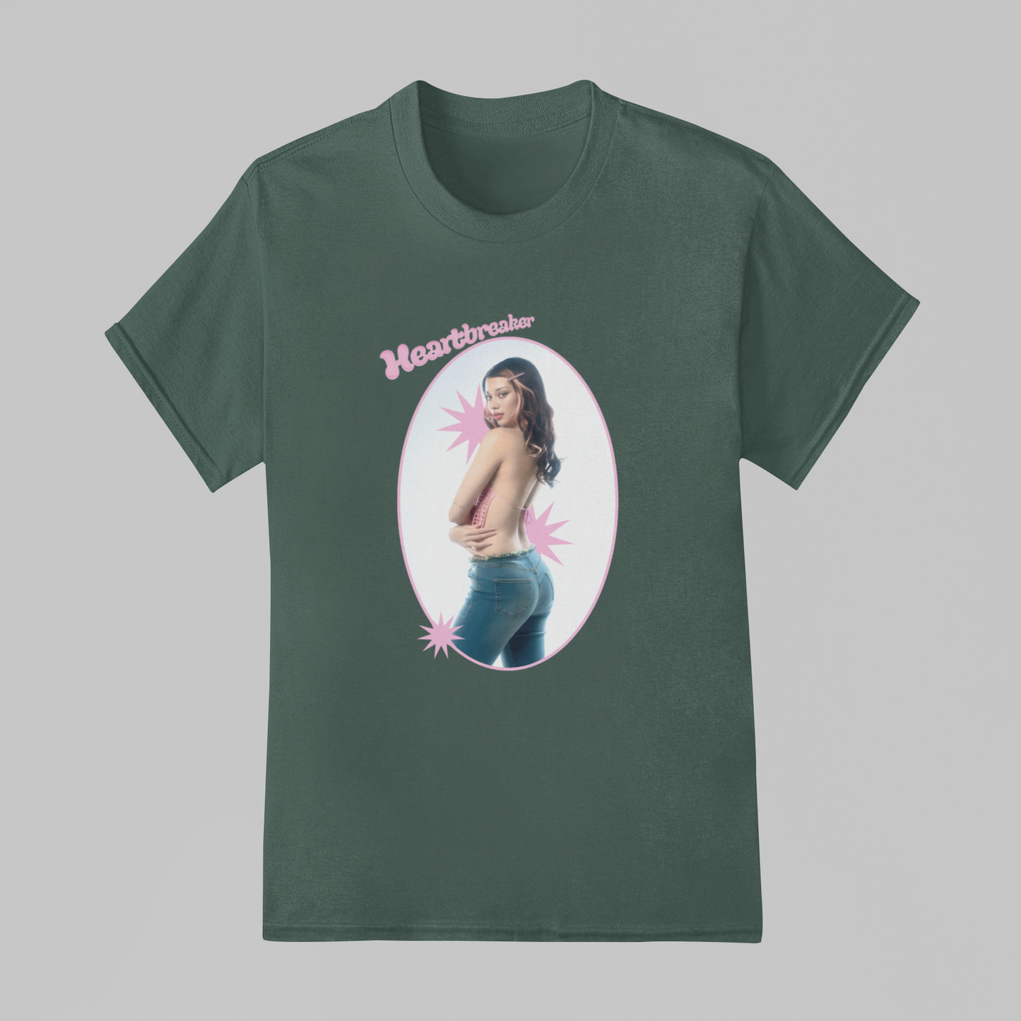 Camiseta Básica Katseye Megan Heartbreaker