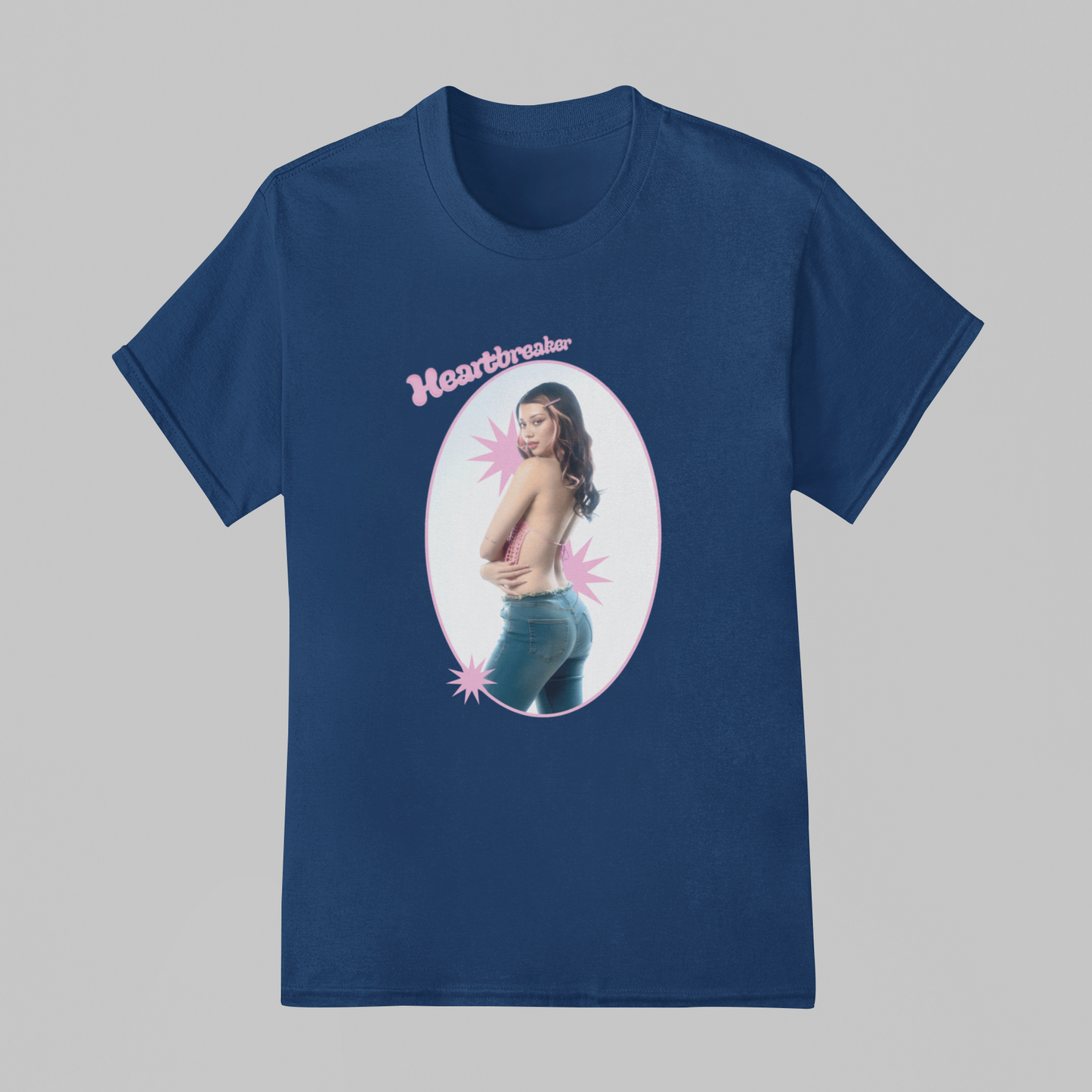 Camiseta Básica Katseye Megan Heartbreaker