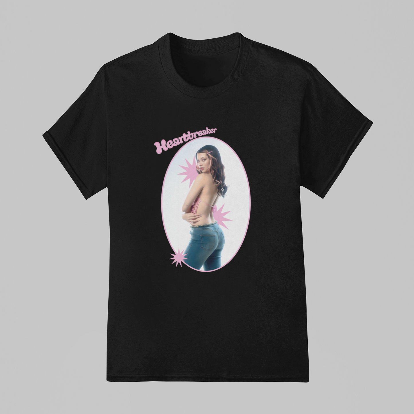 Camiseta Básica Katseye Megan Heartbreaker