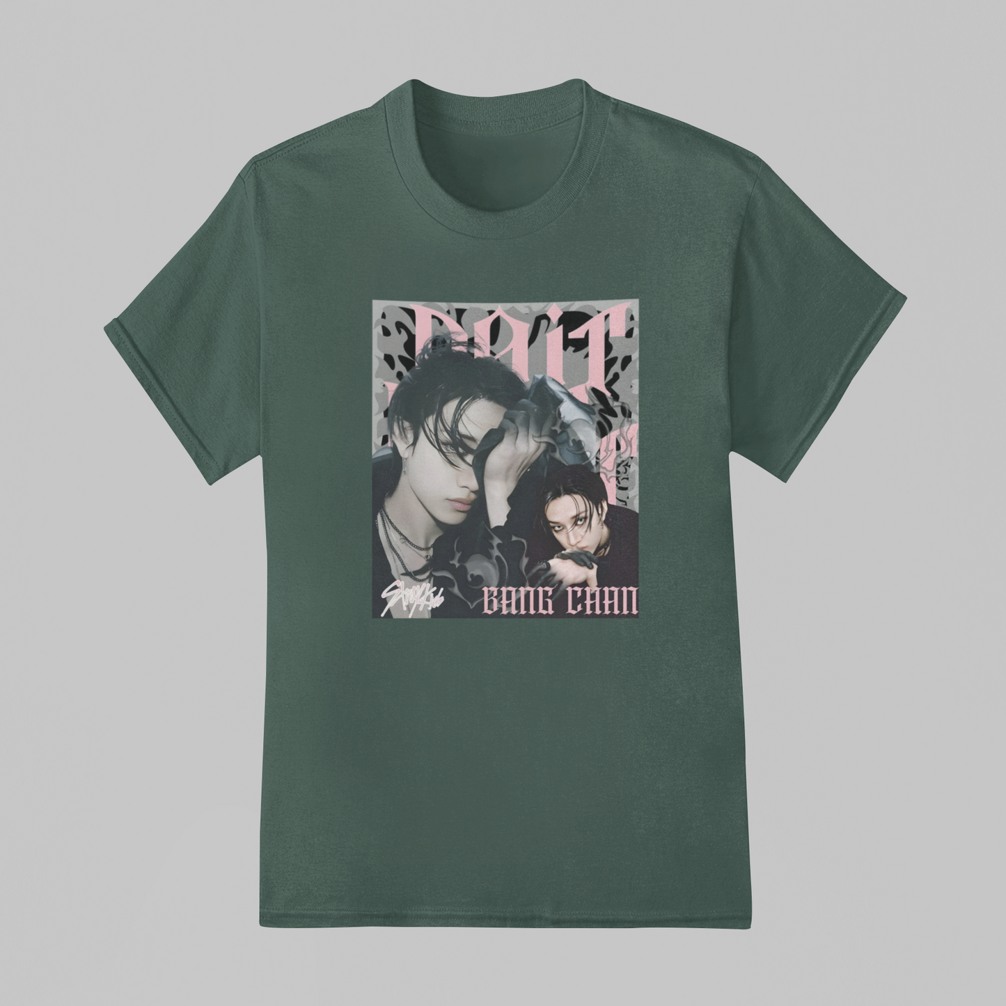 Camiseta Básica Stray Kids Bang Chan Do It Aesthetic