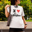 Camiseta Básica Unissex I Love The Bee Gees