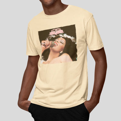 Camiseta Básica Donna Summer Capa Album Live And More