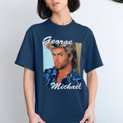 Camiseta Básica George Michael Foto Capa