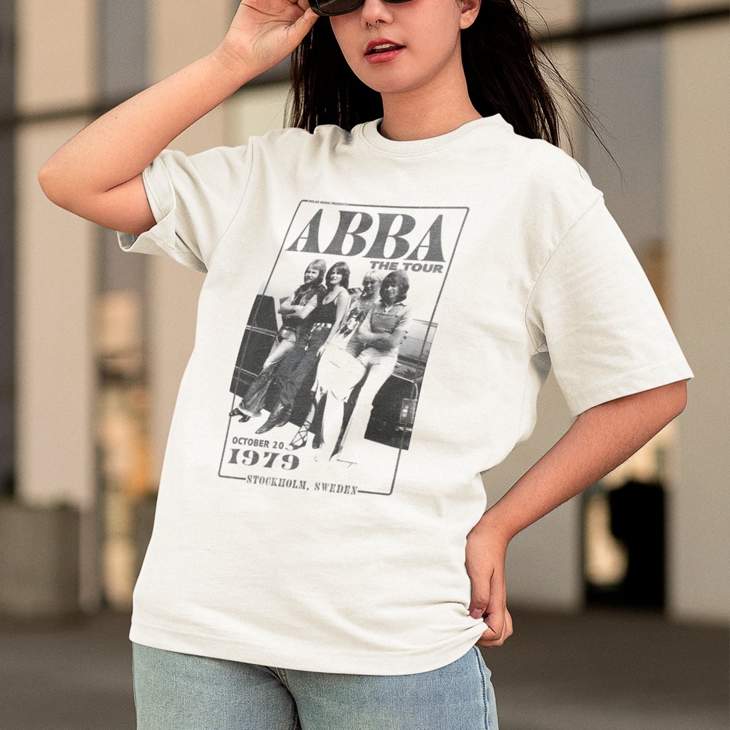 Camiseta Básica Preto e Branco Abba