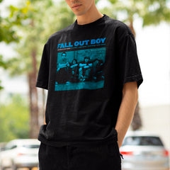 Camiseta Básica Album Azul Fall Out Boy