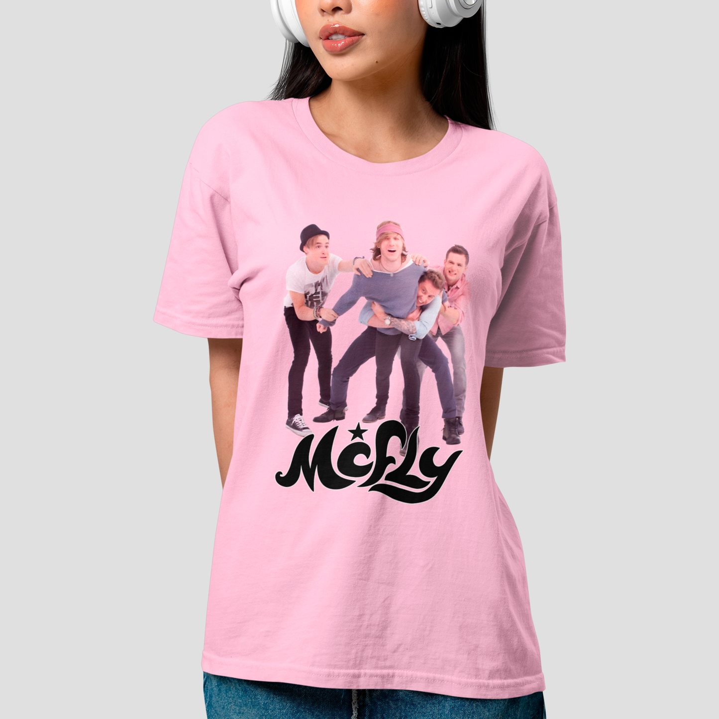 Camiseta Básica McFLY Integrantes Foto 2