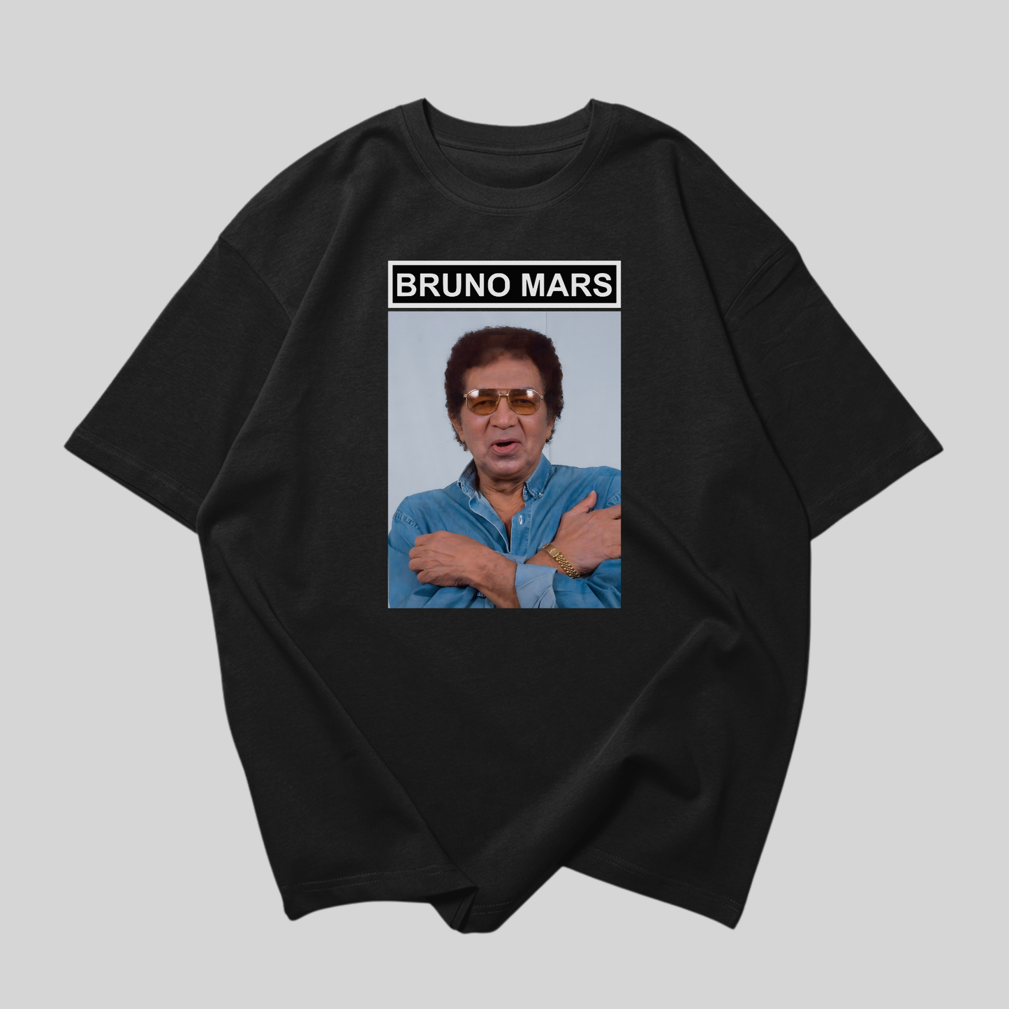 Camiseta Oversized Bruno Mars Meme