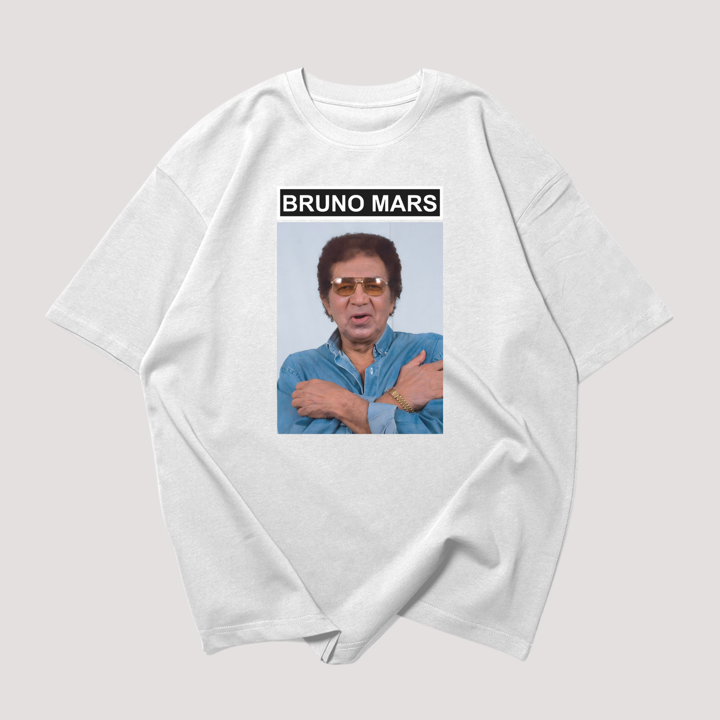 Camiseta Oversized Bruno Mars Meme