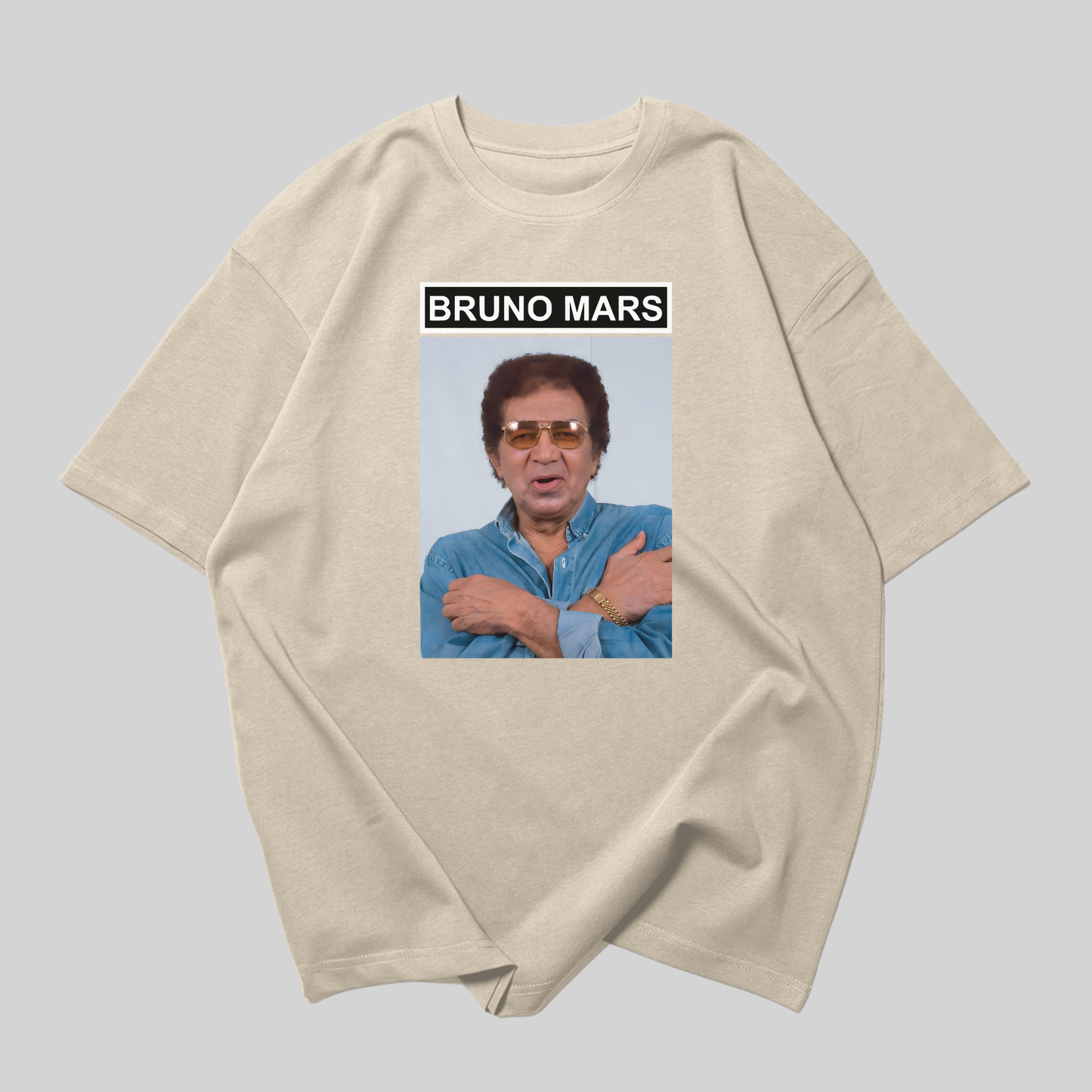 Camiseta Oversized Bruno Mars Meme