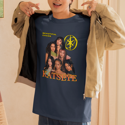 Camiseta Básica Katseye Beautiful Chaos