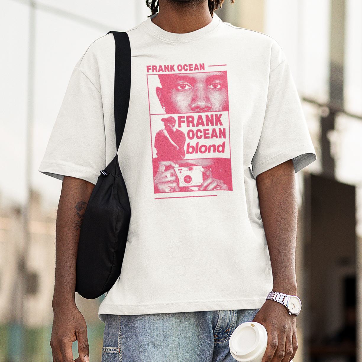 Camiseta Básica Frank Ocean Blond Pink