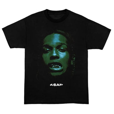 Camiseta Básica Asap Rocky 90s - PRETO ( FRENTE ) 