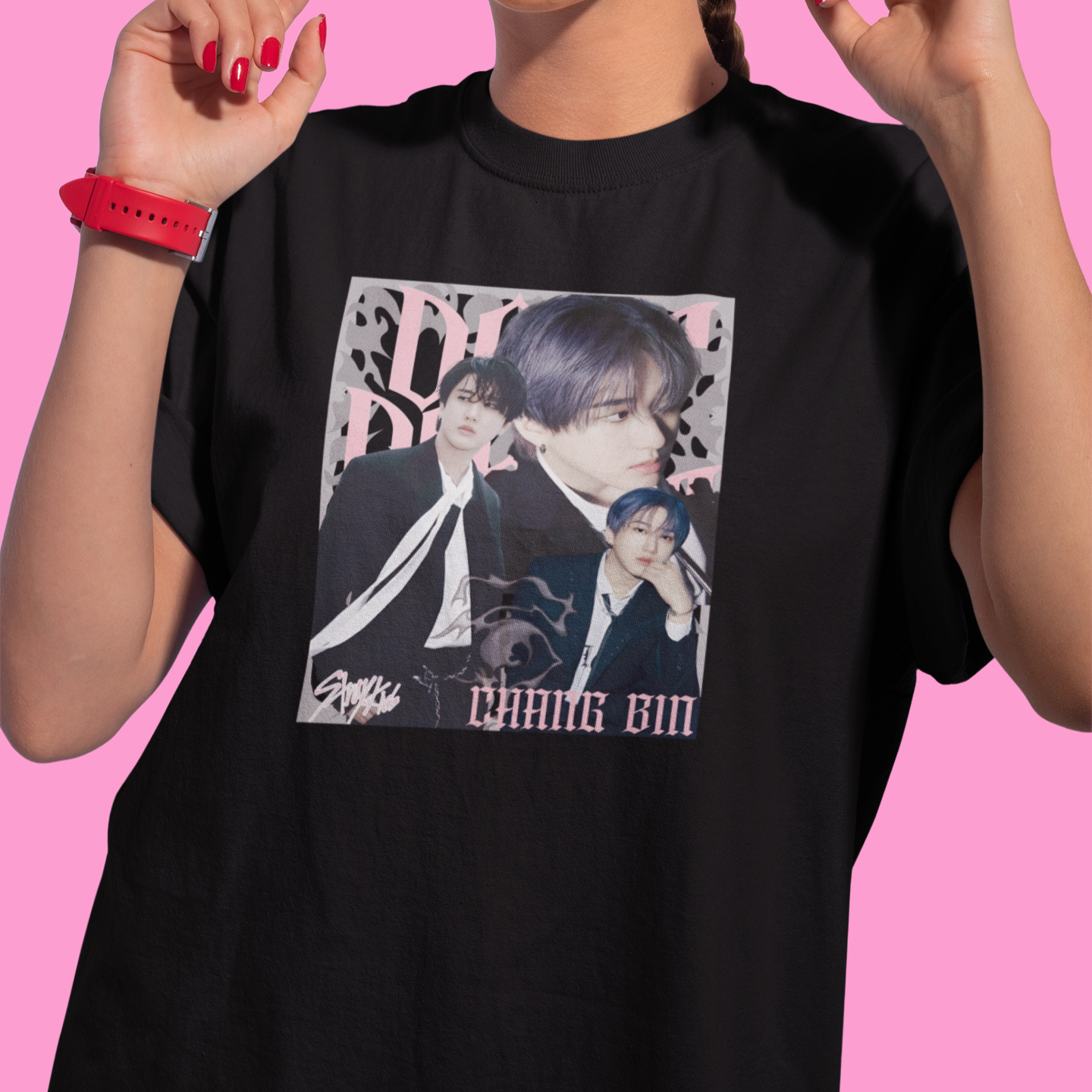 Camiseta Básica Stray Kids Chang Bin Do It Aesthetic