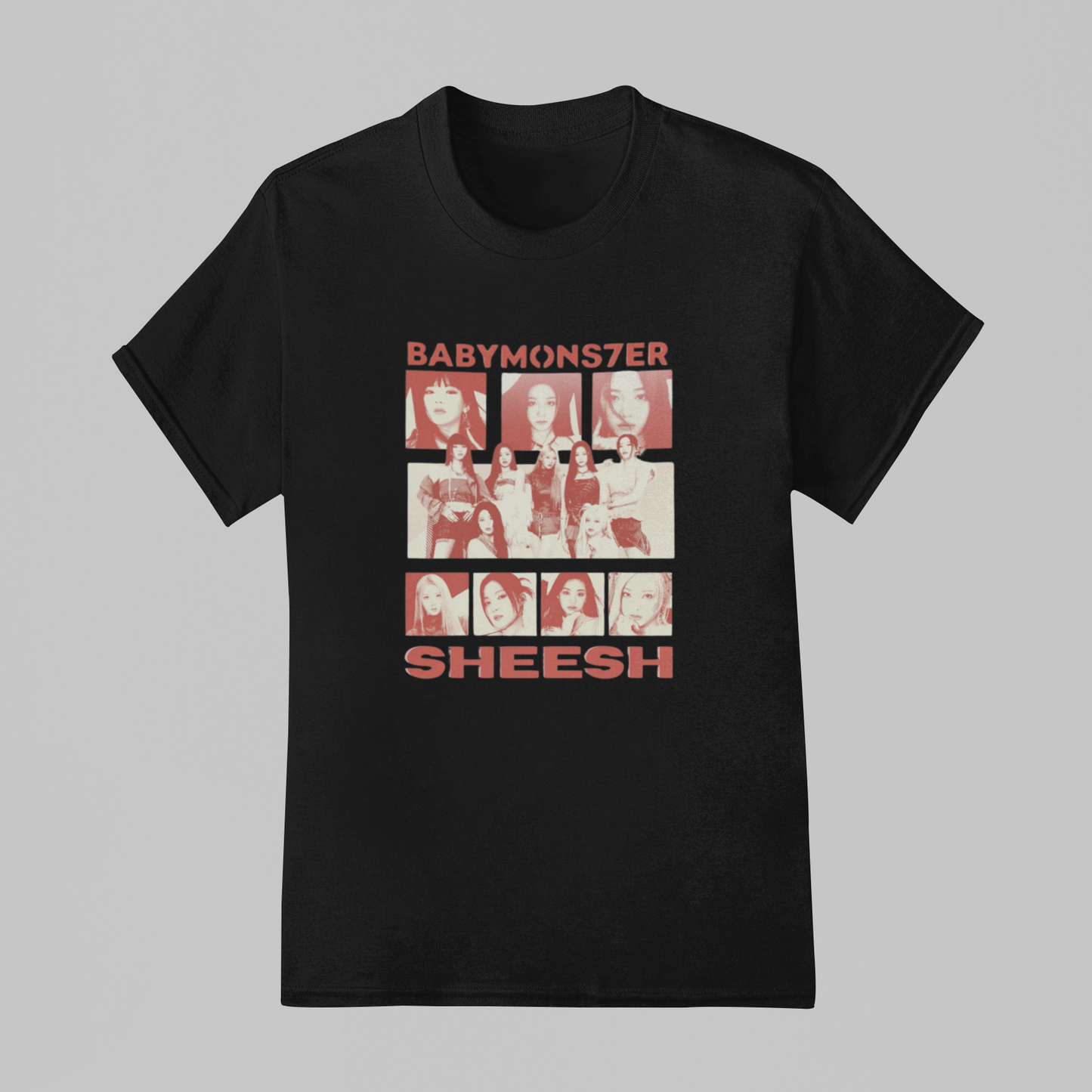 Camiseta Básica Babymonster Sheesh