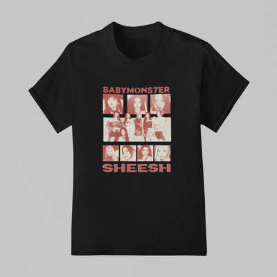 Camiseta Básica Babymonster Sheesh